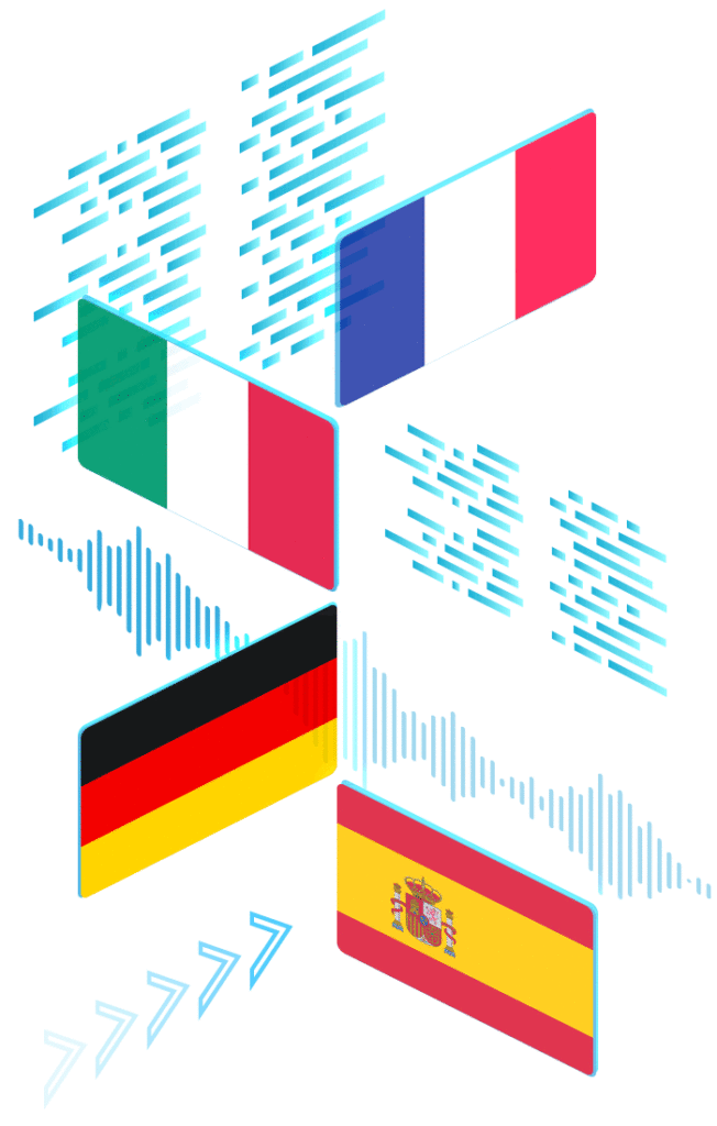 French Italian German Spanish Subtitling and Dubbing services - Digital Brain Studio